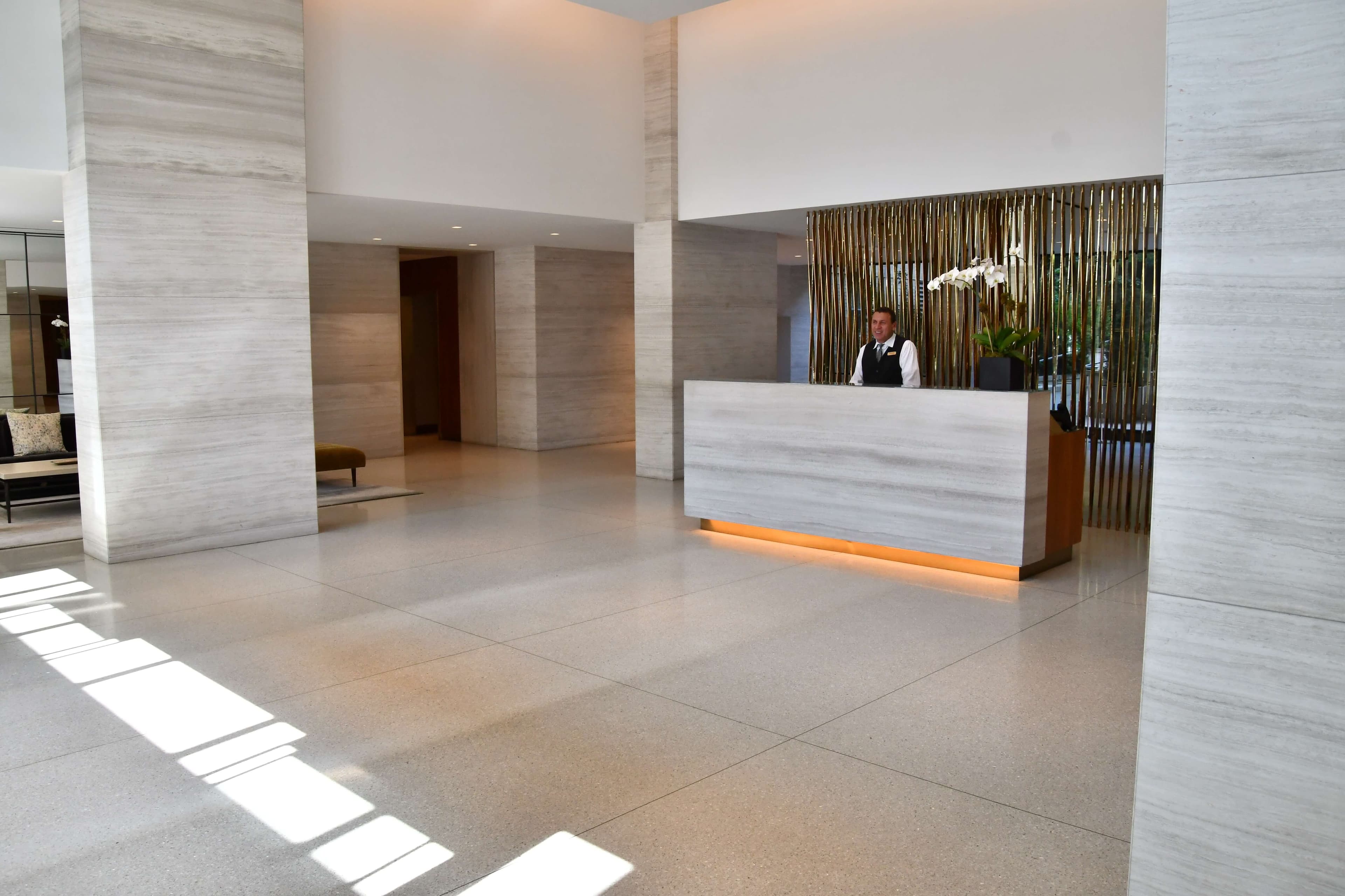 Redesigned Lobby and Hallways